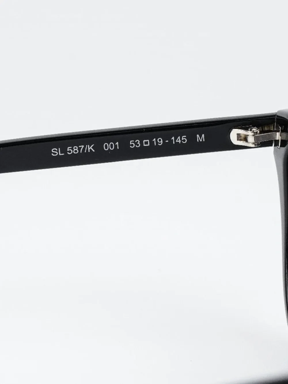 Saint Laurent Men Sunglasses Black Square SL587/K 001 NEW AUTHENTIC
